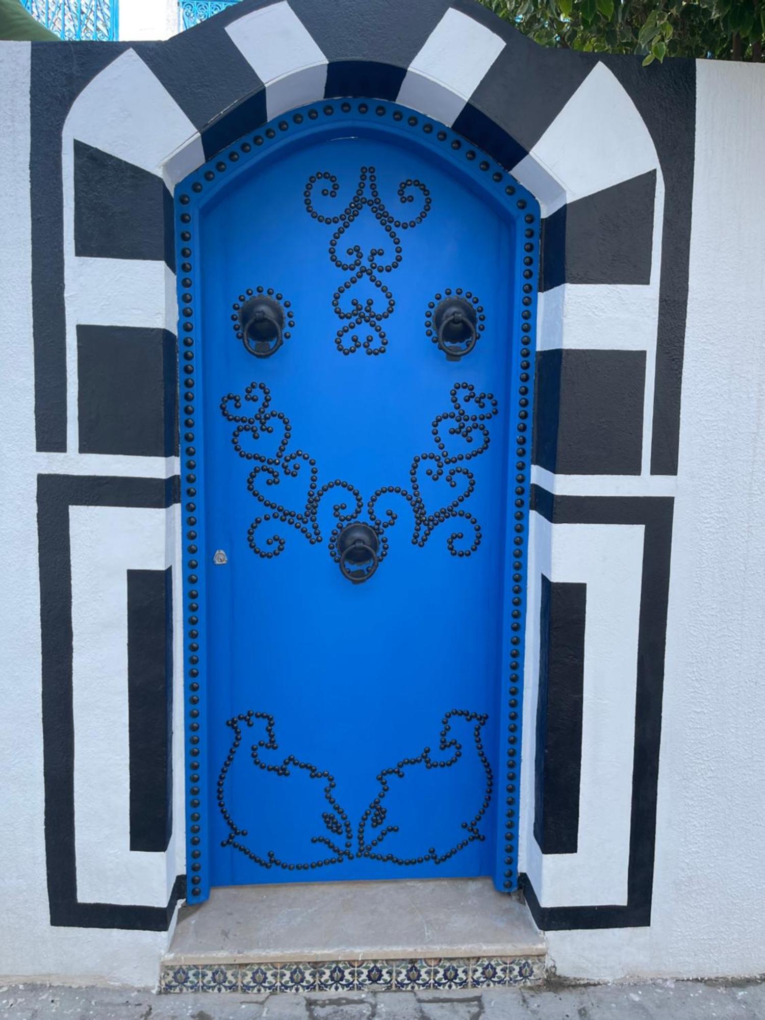 The Blue And White Perle Villa ซิดิโบซาอิด ภายนอก รูปภาพ